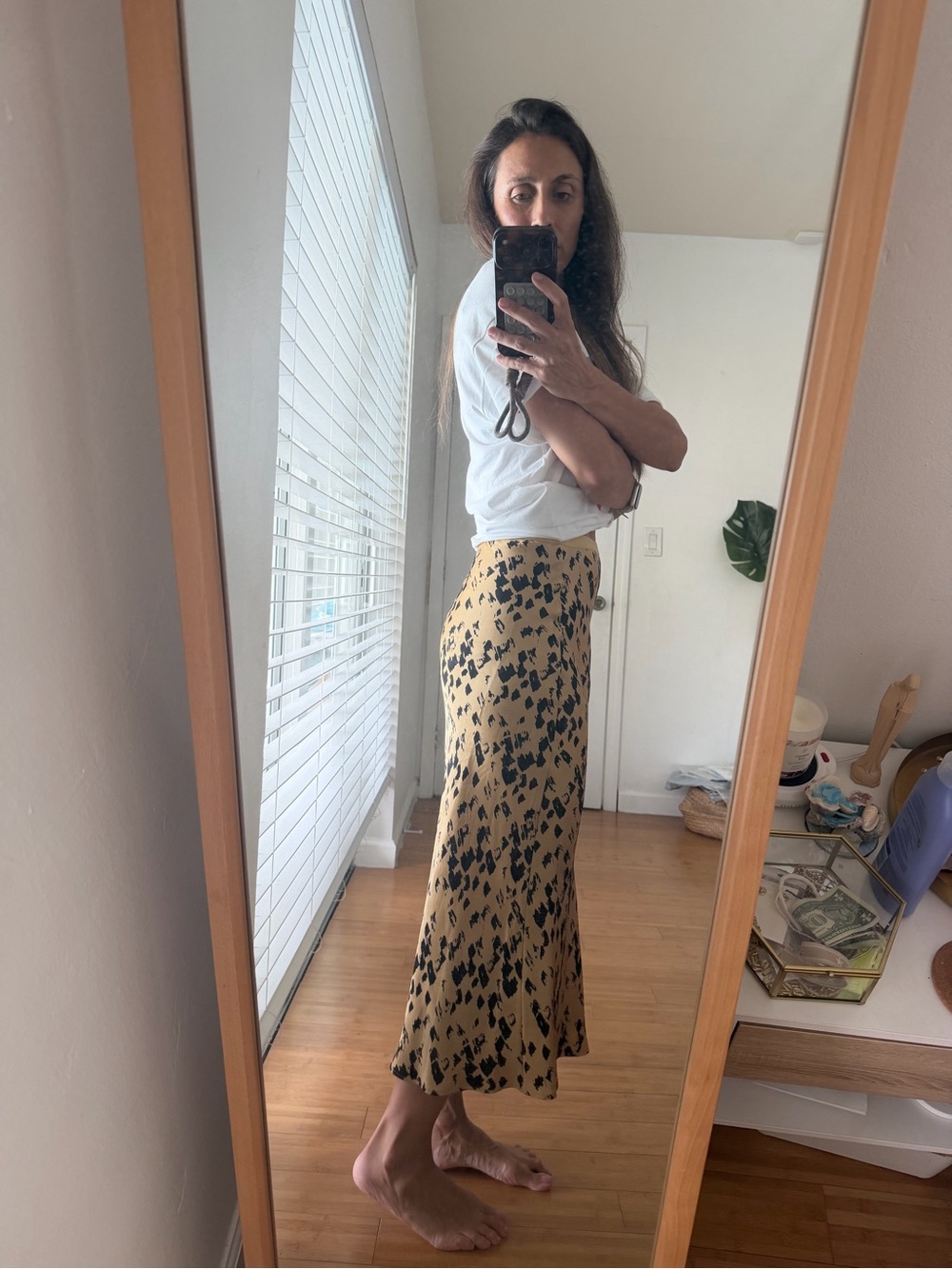 Anine Bing Printed Midi Skirt - Picture 3 of 8